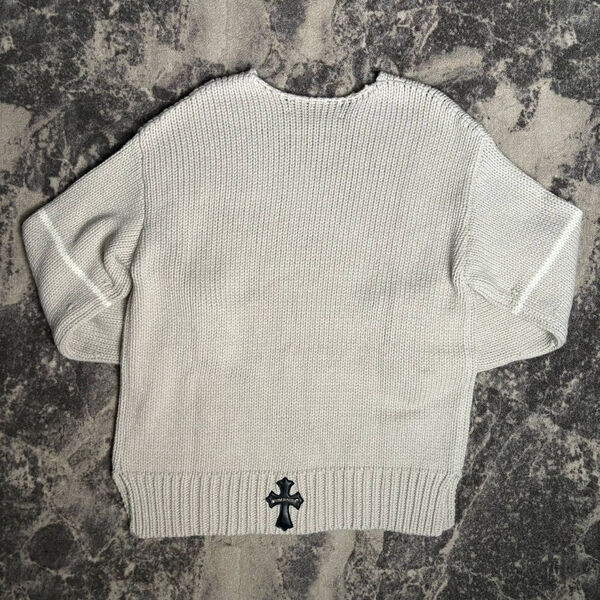 Мужской свитер Chrome Hearts мужской вязаная ткань графитовый 171791-4
