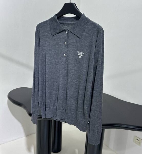 Поло Prada женский графитовый 167006