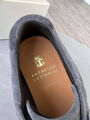 Мужские кеды Brunello Cucinelli мужской замша графитовый 145762-5
