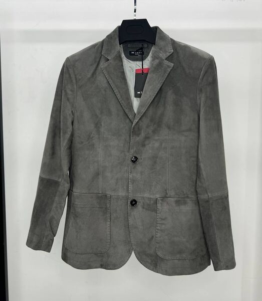 Мужская куртка Kiton мужской замша графитовый 195993