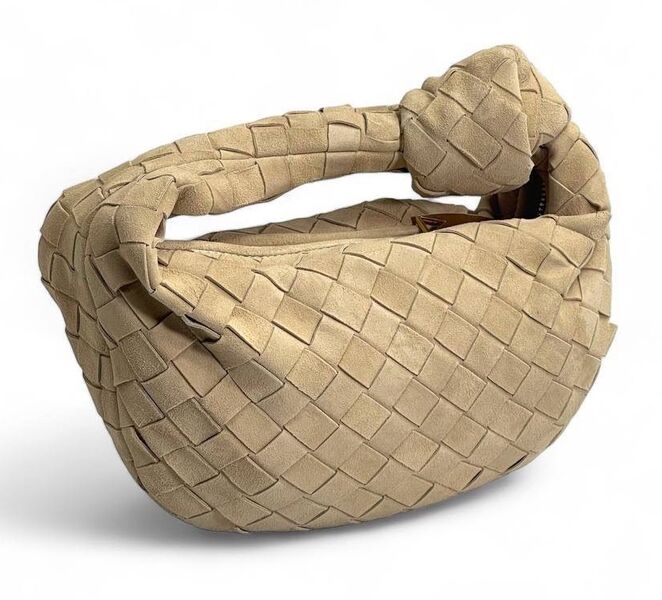 Сумка Bottega Veneta женский замша бежевый 151179