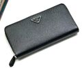 Мужской портмоне Prada мужской кожа черный 108567-1