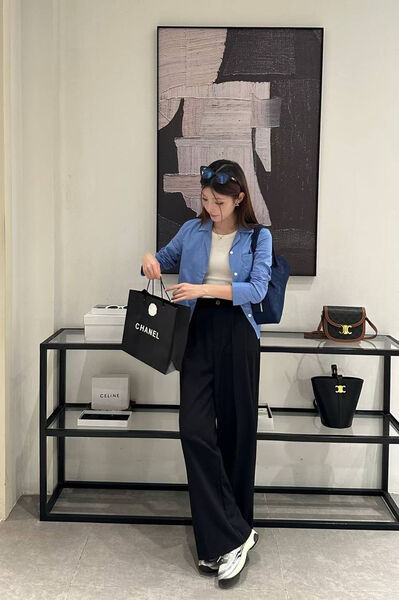 Брюки Maison Margiela женский черный 169213-2
