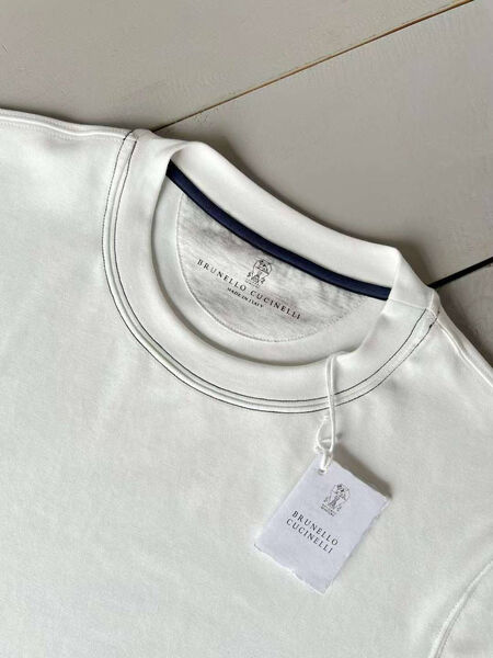 Мужская футболка Brunello Cucinelli мужской белый 173550-2