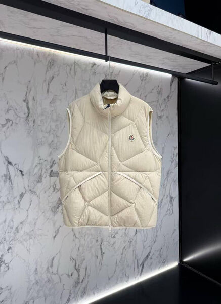 Мужской жилет Moncler мужской белый 200688-3