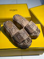 Шлепки Fendi женский текстиль 188773-2