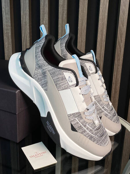 Мужские кроссовки Valentino мужской текстиль графитовый 151507-2