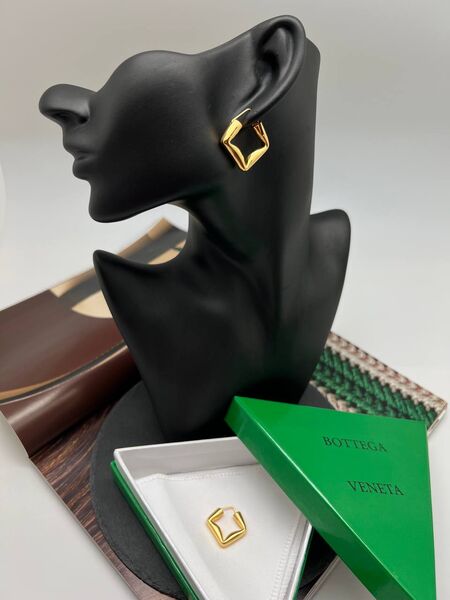 Серьги Bottega Veneta бронзовый 175524-2