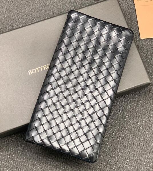 Портмоне Bottega Veneta мужской кожа черный 61862