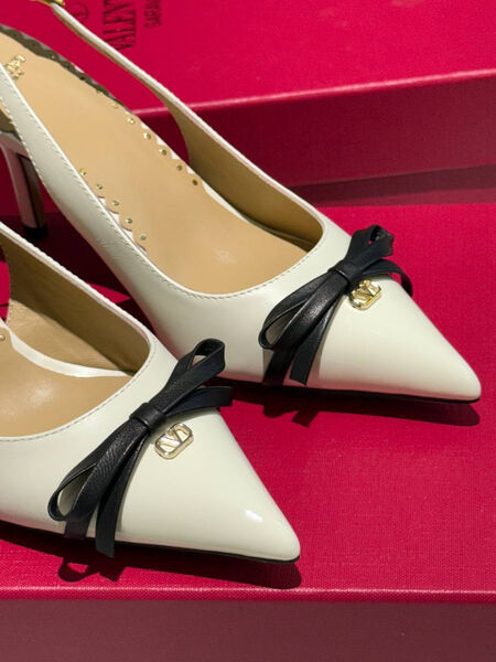 Туфли Valentino женский кожа белый 174253-4
