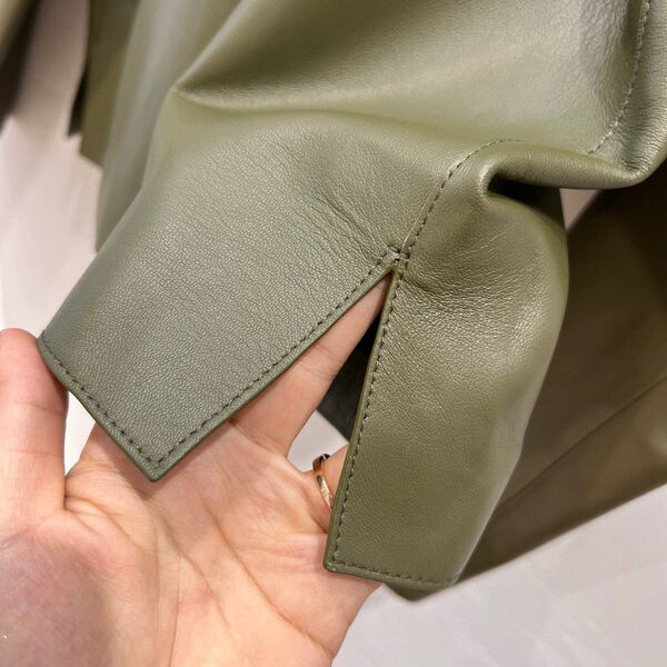 Куртка Loewe женский кожа болотный 156761-9