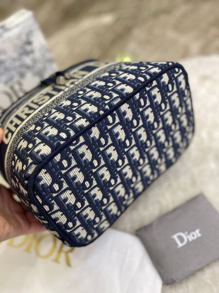 Косметичка Christian Dior женский текстиль синий 152423-3