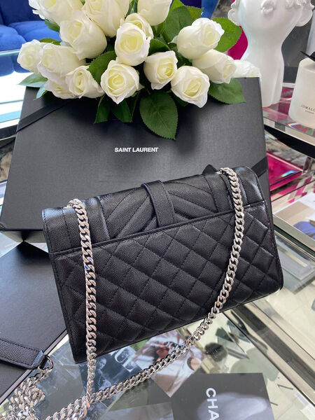 Сумка Saint Laurent женский кожа черный 97715-5