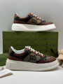 Мужские кеды Gucci мужской кожа 151909-5