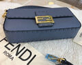 Сумка Fendi Baguette женский кожа черный 120053-3