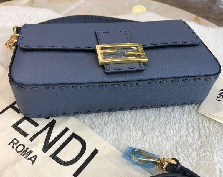 Сумка Fendi Baguette женский кожа черный 120053-3