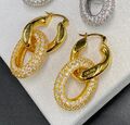 Серьги Celine горчичный 70521-1