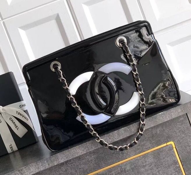 Сумка Chanel женский кожа черный 199652