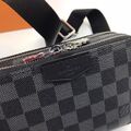 Мужская сумка мессенджер Louis Vuitton мужской канва черный 42806-3