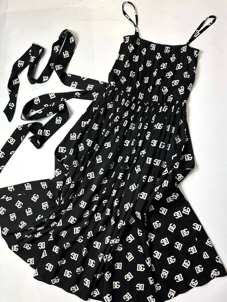 Платье Dolce & Gabbana женский шелк черный 144074
