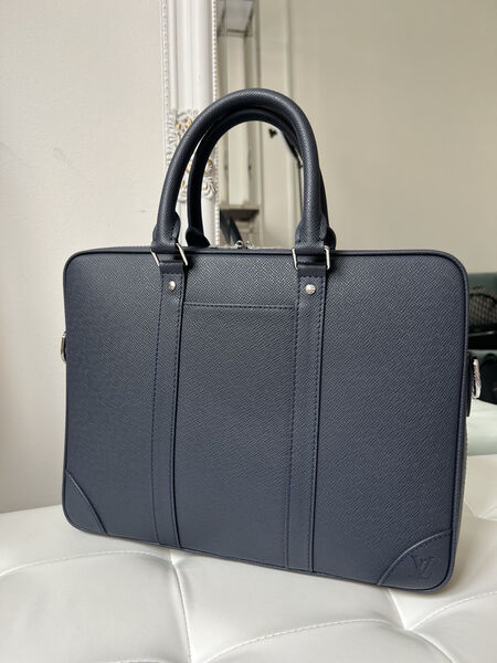 Мужской портфель Louis Vuitton мужской кожа синий 149872-4