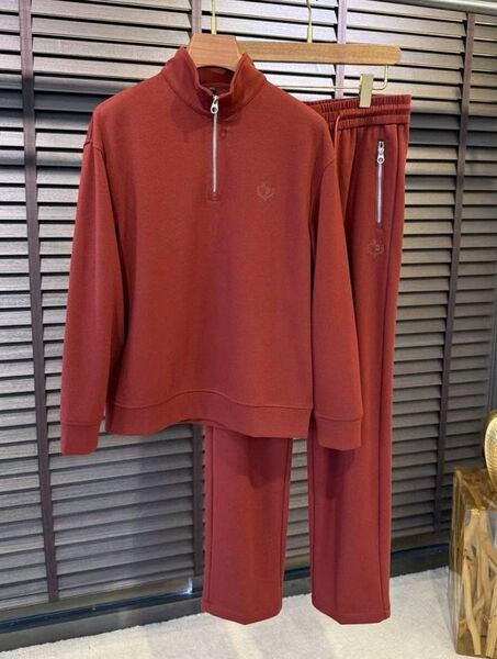 Мужской костюм Loro Piana мужской бордовый 200712