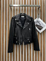 Куртка Saint Laurent женский кожа черный 39282-4
