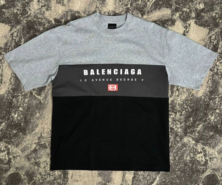 Мужская футболка Balenciaga мужской черный 175984