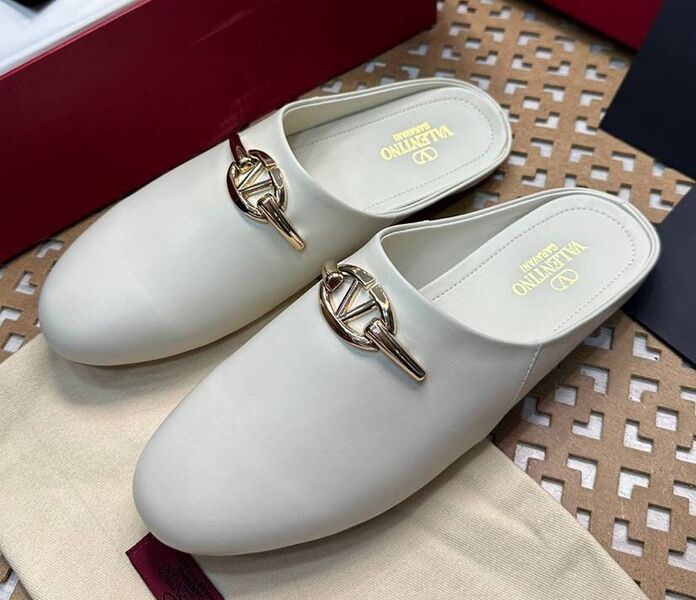 Сабо Valentino женский кожа белый 154134
