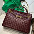 Сумка Bottega Veneta женский кожа бордовый 130140-3