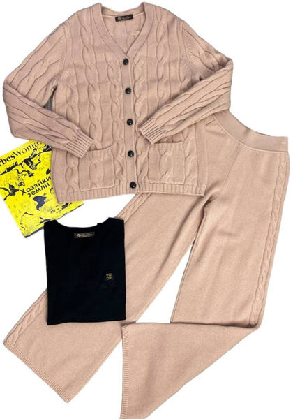 Костюм Brunello Cucinelli женский кашемир розовый 128111