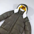 Мужской пуховик двусторонний Moncler мужской болотный 166525-9