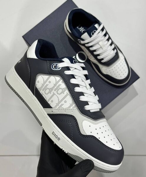 Мужские кроссовки Christian Dior мужской кожа белый 185018
