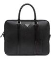Мужской портфель Prada мужской кожа черный 42867-1