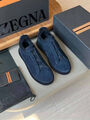 Мужские кеды Zegna мужской замша синий 170263-2