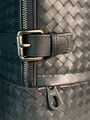 Мужской рюкзак Bottega Veneta мужской кожа черный 170723-4