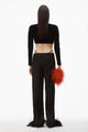 Брюки Alexander Wang женский шелк черный 101256-3