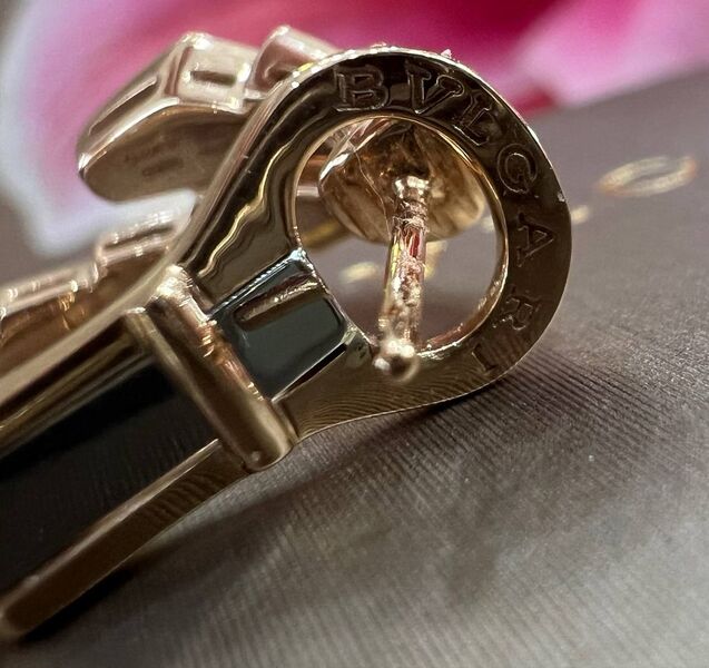 Серьги Bvlgari бронзовый 176052-4