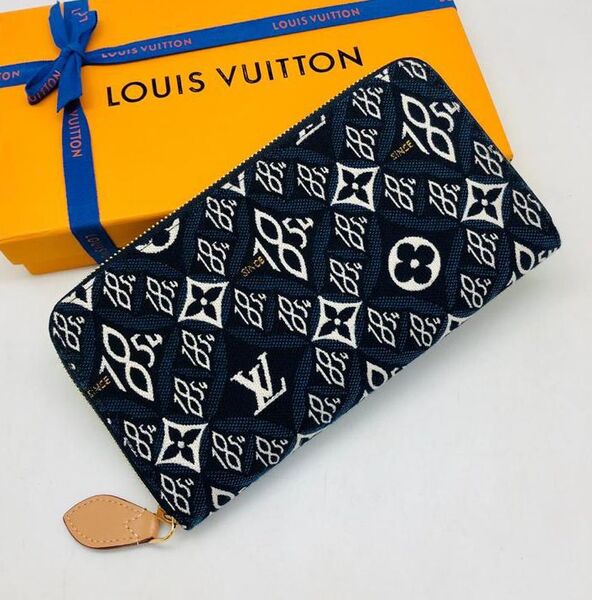 Кошелек Louis Vuitton женский кожа черный 31949