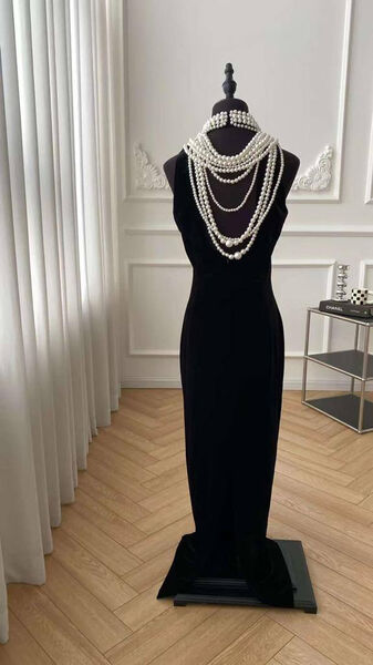 Платье Balmain женский черный 137390-3