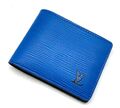 Мужской портмоне Louis Vuitton мужской кожа epi синий 149961