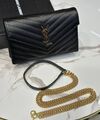 Сумка Saint Laurent женский кожа черный,серебристый 157585