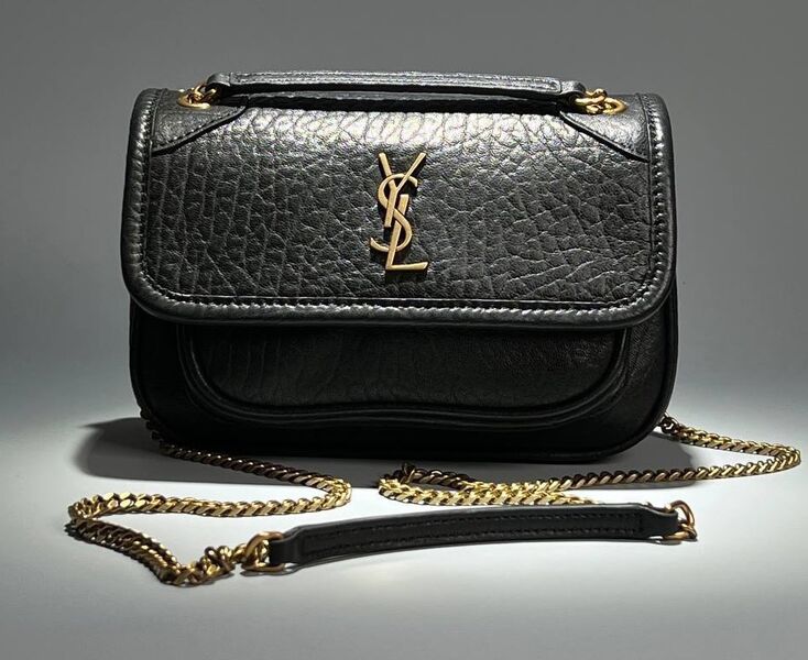Сумка Saint Laurent женский кожа черный 193612