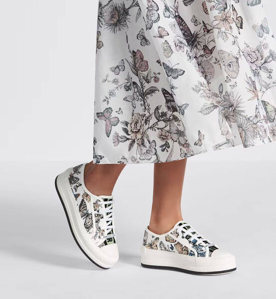 Кеды Christian Dior женский текстиль белый 138441-3