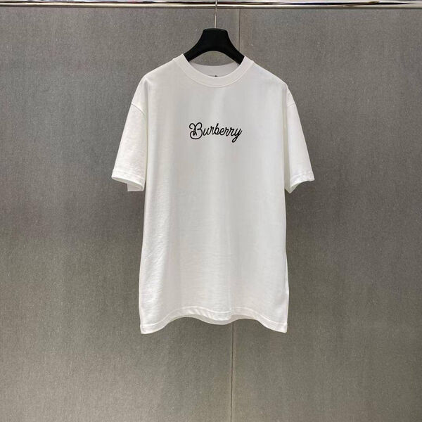 Мужская футболка Burberry мужской белый 180714-3
