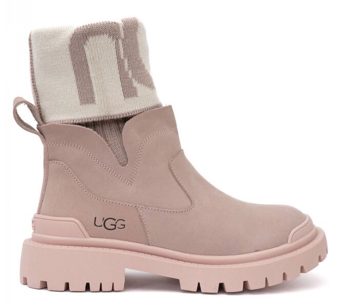 Угги Ugg женский замша розовый 132526
