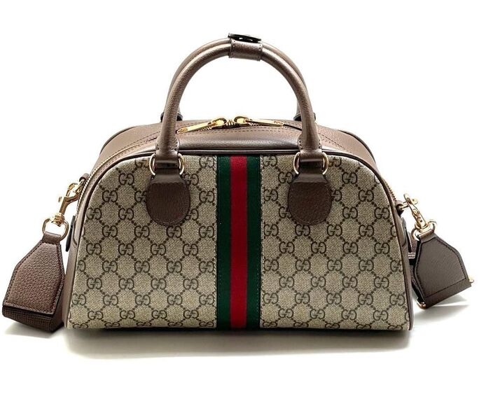 Сумка Gucci женский кожа бежевый 101603