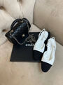 Туфли Chanel женский твид белый 192669-5