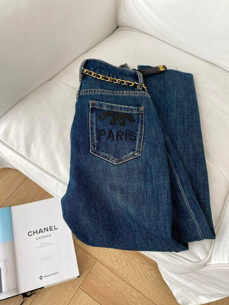 Джинсы Chanel женский джинса синий 127285-3