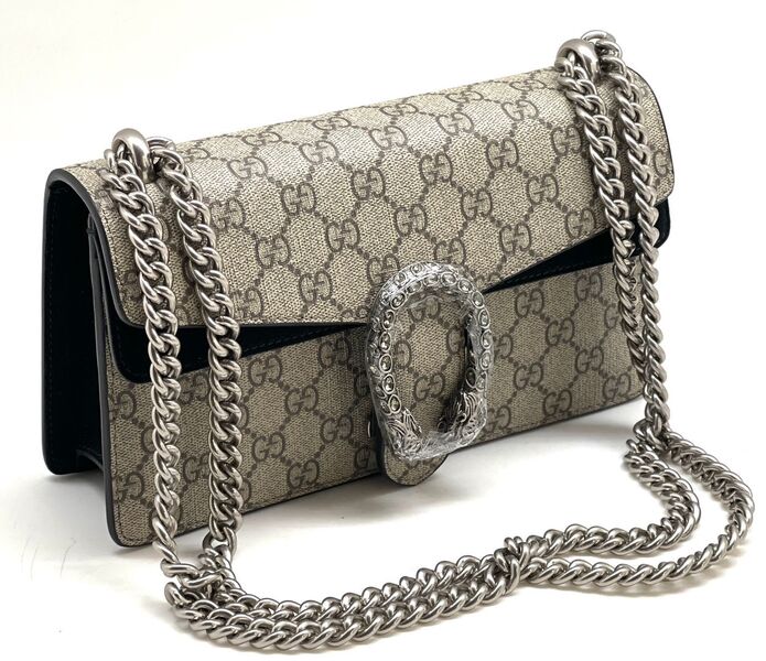 Сумка Gucci женский кожа графитовый 98550